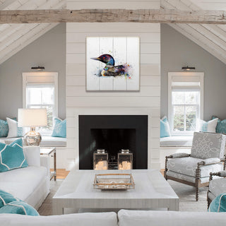 Loon on the Lake - Wood & Metal Wall Art Wood & Metal Wall Art Dean Crouser