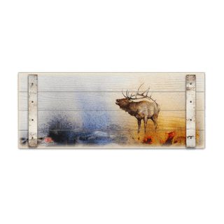 Morning Call - Wood Plank Wall Art Wood & Metal Wall Art Dean Crouser