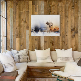 Morning Elk Call - Wood & Metal Wall Art Wood & Metal Wall Art Dean Crouser