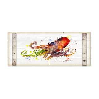 Octopus - Wood Plank Wall Art Wood & Metal Wall Art Dean Crouser
