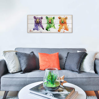 Three Bears - Wood & Metal Wall Art Wood & Metal Wall Art Dean Crouser