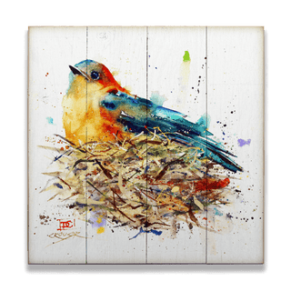 Waiting - Wood & Metal Wall Art Wood & Metal Wall Art Dean Crouser Wood 10.5" x 10.5"