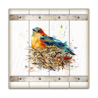 Waiting - Wood Plank Wall Art Wood & Metal Wall Art Dean Crouser