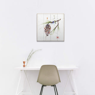 White Pine Cone - Wood & Metal Wall Art Wood & Metal Wall Art Dean Crouser