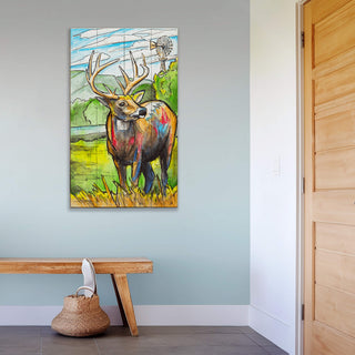 The Watchful Whitetail – Wood & Metal Wall Art Wood & Metal Wall Art Ed Anderson