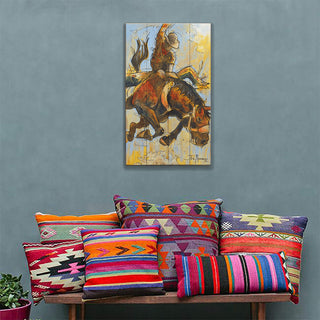 Bucking Bronco - Wood & Metal Wall Art Wood & Metal Wall Art Ed Anderson