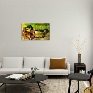 Wood Ducks - Wood & Metal Wall Art Wood & Metal Wall Art Ed Anderson