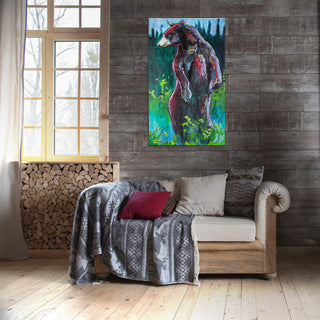 Bear Watching – Wood & Metal Wall Art Wood & Metal Wall Art Ed Anderson
