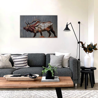 Elk Morning Bugle - Wood & Metal Wall Art Wood & Metal Wall Art Ed Anderson