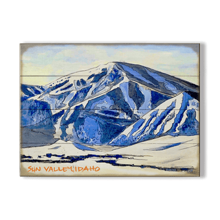 The Majesty of Sun Valley - Wood & Metal Wall Art Wood & Metal Wall Art Ed Anderson Wood 9" x 12"