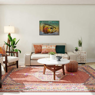 Cutthroat Head: Personalized - Wood & Metal Wall Art Wood & Metal Wall Art Ed Anderson