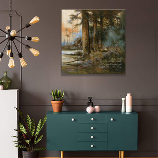 Evening Forest - Wood & Metal Wall Art Wood & Metal Wall Art Marilynn Dwyer Mason