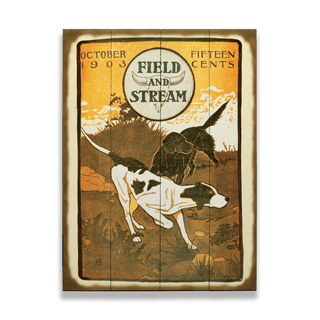 Field & Stream Cover October 1903 - Wood & Metal Wall Art Wood & Metal Wall Art Field & Stream Wood 9" x 12"
