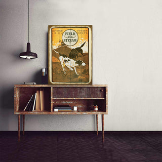 Field & Stream Cover October 1903 - Wood & Metal Wall Art Wood & Metal Wall Art Field & Stream