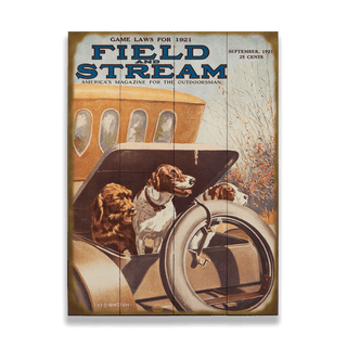 Field & Stream Cover September 1921 - Wood & Metal Wall Art Wood & Metal Wall Art Field & Stream Wood 9" x 12"