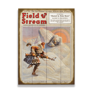 Field & Stream Cover July 1927 - Wood & Metal Wall Art Wood & Metal Wall Art Field & Stream Wood 9" x 12"