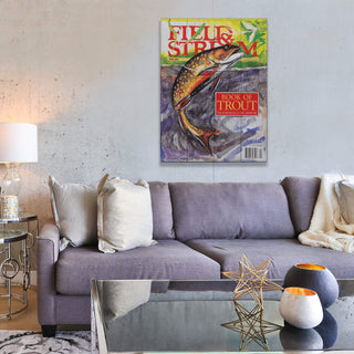 Field & Stream Cover April 2002 - Wood & Metal Wall Art Wood & Metal Wall Art Field & Stream