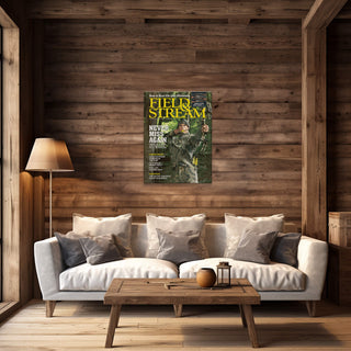 Field & Stream Cover September 2005: Bow Hunter - Wood & Metal Wall Art Wood & Metal Wall Art Field & Stream
