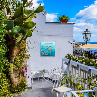 Jewel Toned Sea Turtle - Wood & Metal Wall Art Wood & Metal Wall Art Joanne Murphy