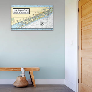 New Smyrna Beach Area Chart - Wood & Metal Wall Art Wood & Metal Wall Art Joanne Murphy