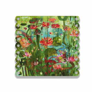 Lily Pond - Wooden Wall Decor Wood & Metal Wall Art Este MacLeod