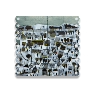 Provins Town - Wooden Wall Decor Wood & Metal Wall Art Este MacLeod