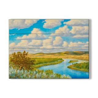 Lovely Day - Wood & Metal Wall Art Wood & Metal Wall Art Monte Dolack Wood 23" x 17"