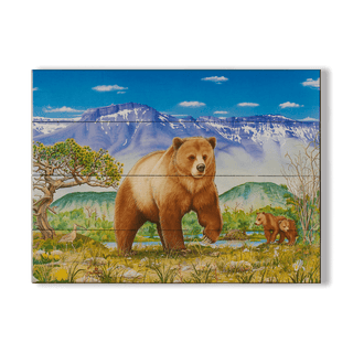 Pine Butte Swamp - Wood & Metal Wall Art Wood & Metal Wall Art Monte Dolack Wood 23" x 17"