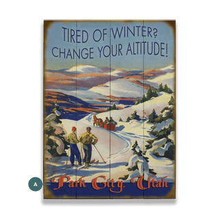Tired of Winter - Wood & Metal Wall Art