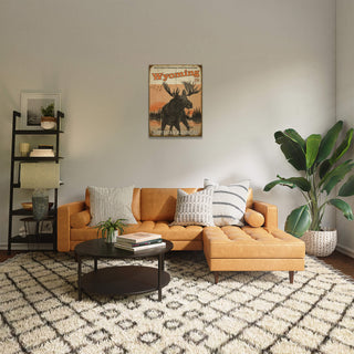 Every Day New Adventure Moose - Wood & Metal Wall Art Wood & Metal Wall Art Meissenburg Designs