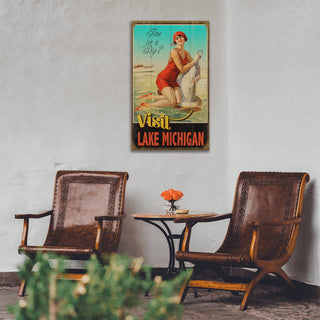 Time for a Dip - Wood & Metal Wall Art Wood & Metal Wall Art Meissenburg Designs
