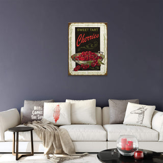 Sweet Tart Cherries - Wood & Metal Wall Art Wood & Metal Wall Art Meissenburg Designs