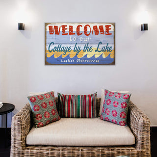 Welcome to Our Cottage - Wood & Metal Wall Art Wood & Metal Wall Art Meissenburg Designs