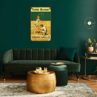 Tennis Anyone? - Wood & Metal Wall Art Wood & Metal Wall Art Meissenburg Designs