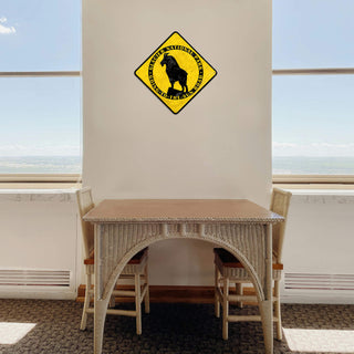 Glacier Goat - Metal Wall Art Wood & Metal Wall Art Meissenburg Designs