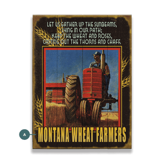 Gather Up the Sunbeams - Wood & Metal Wall Art Wood & Metal Wall Art Curtis Publishing Wood 9" x 12"
