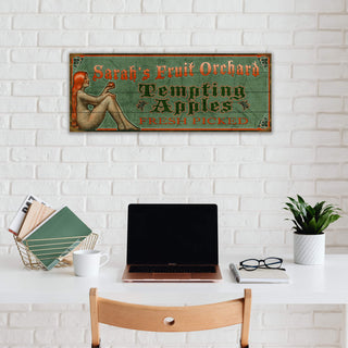 Tempting Apples - Wood & Metal Wall Art Wood & Metal Wall Art Meissenburg Designs