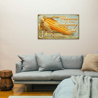 Welcome to Our Thanksgiving Table - Wood & Metal Wall Art Wood & Metal Wall Art Meissenburg Designs