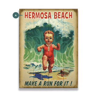 Make a Run For It! - Wood & Metal Wall Art Wood & Metal Wall Art Meissenburg Designs Wood 9" x 12"