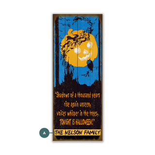 Pumpkin Moon - Wood & Metal Wall Art Meissenburg Designs