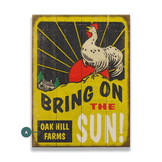 Bring On the Sun - Wood & Metal Wall Art Wood & Metal Wall Art Meissenburg Designs Wood 9" x 12"