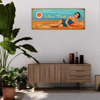 Wish You Were Here - Wood & Metal Wall Art Wood & Metal Wall Art Meissenburg Designs