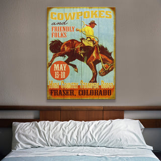 Cowpokes and Friendly Folks - Wood & Metal Wall Art Wood & Metal Wall Art Meissenburg Designs