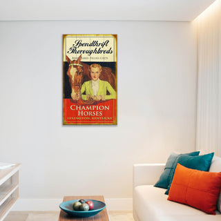 Champion Thoroughbreds - Wood & Metal Wall Art Wood & Metal Wall Art Meissenburg Designs
