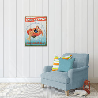 Play This Summer: Boy - Wood & Metal Wall Art Wood & Metal Wall Art Curtis Publishing