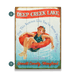 Girl - Wood & Metal Wall Art