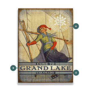 Ice Sailing - Wood & Metal Wall Art Meissenburg Designs