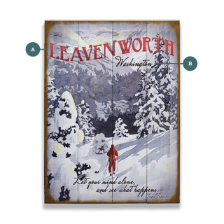 Let Your Mind Alone - Wood & Metal Wall Art Wood & Metal Wall Art Meissenburg Designs Wood 9" x 12"