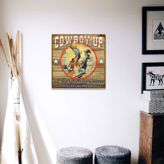 Cowboy Up - Wood & Metal Wall Art Wood & Metal Wall Art Meissenburg Designs