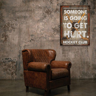 Someone is Going to Get Hurt: Generic - Wood & Metal Wall Art